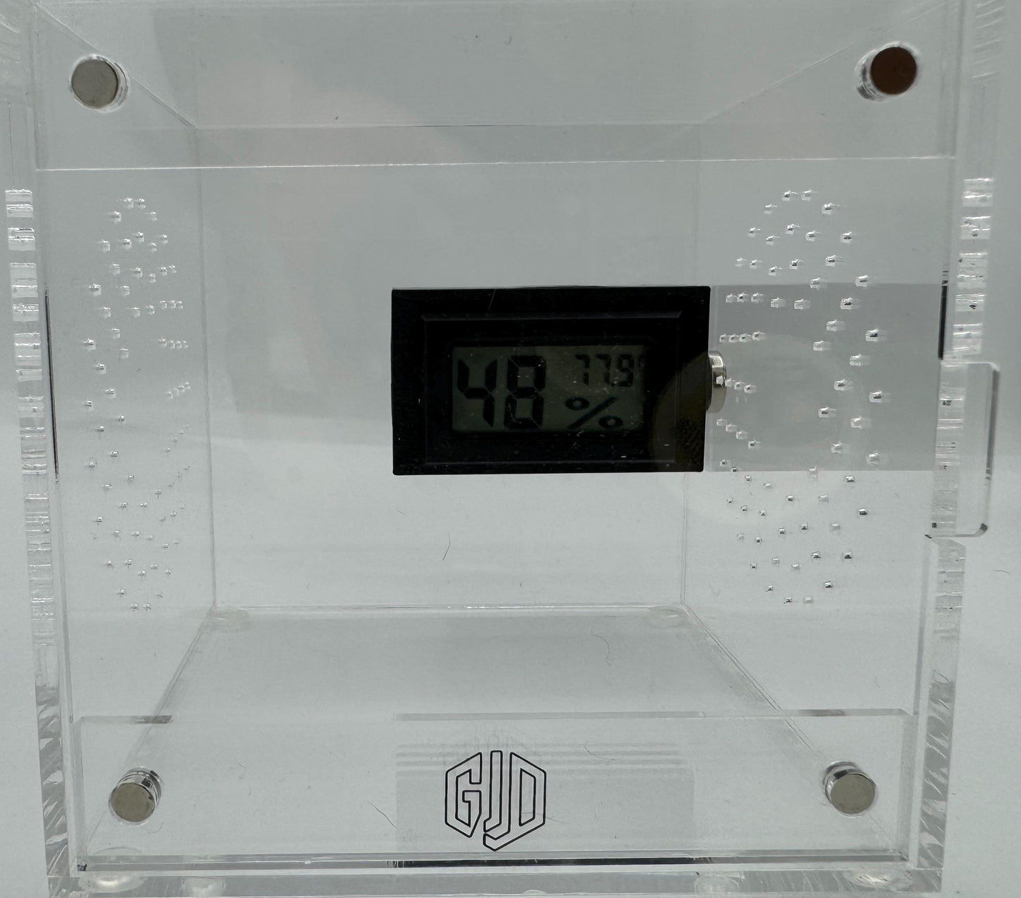 Magnetic Digital Hygrometer cover (with or w/o hygrometer) *Built In Magnets*