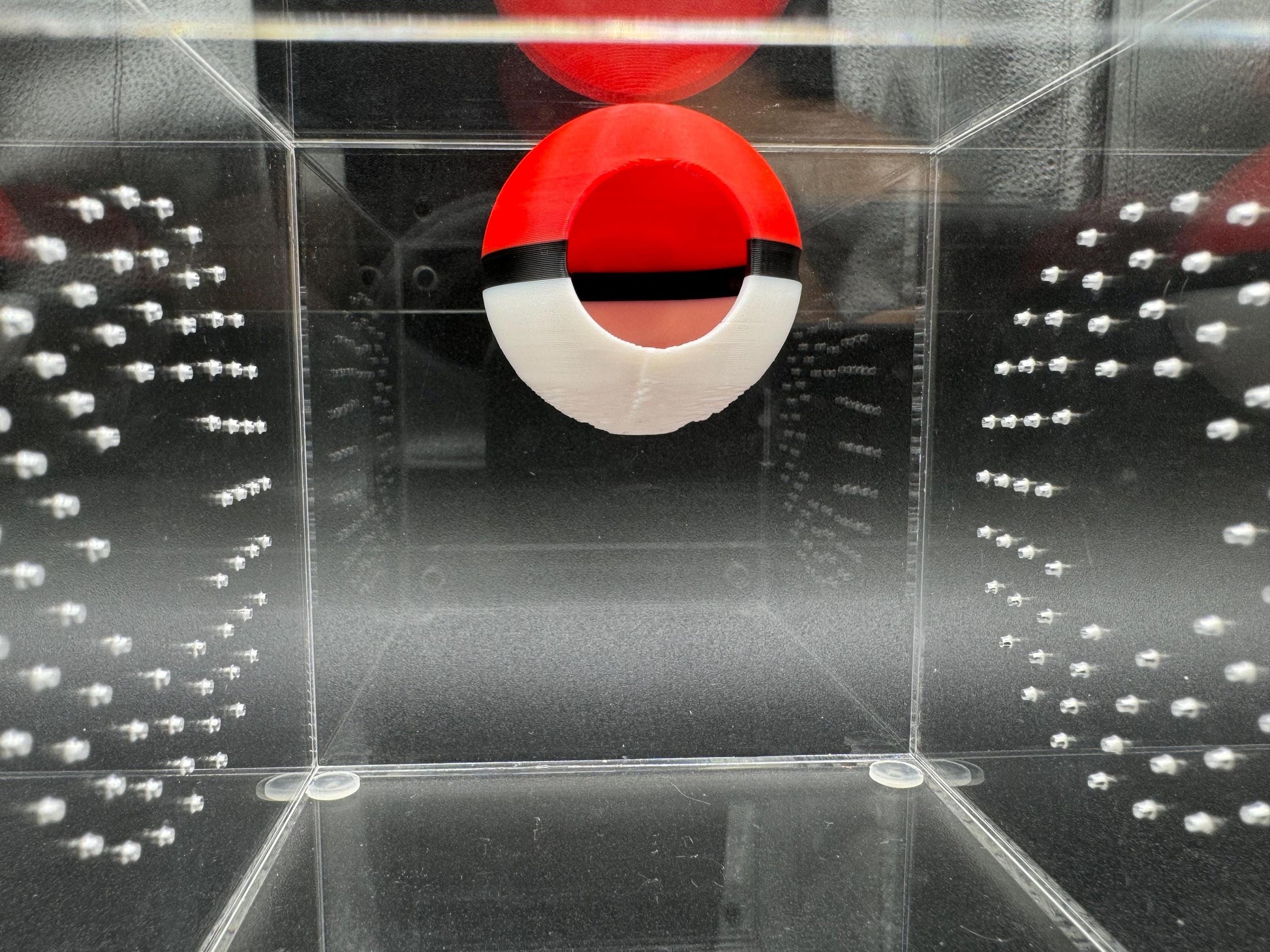 Magnetic “Pokeball” Jumping Spider Hide *Built In Magnet*