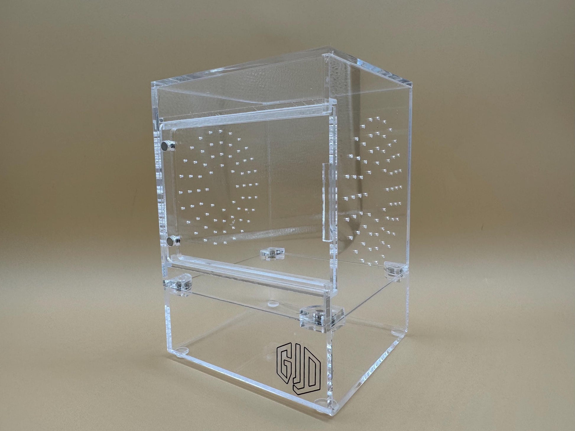 4x4x6” “Brick-Top mini” jumping spider enclosure
