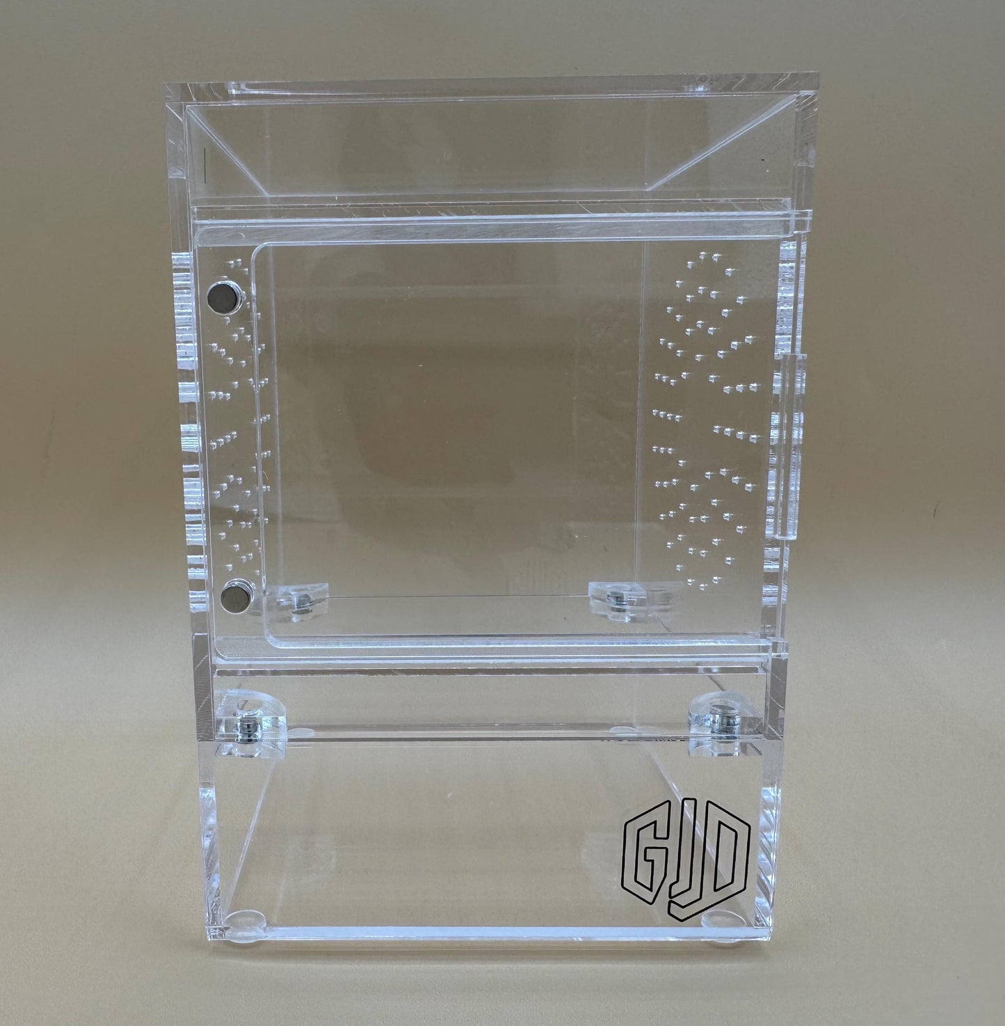 4x4x6” “Brick-Top mini” jumping spider enclosure