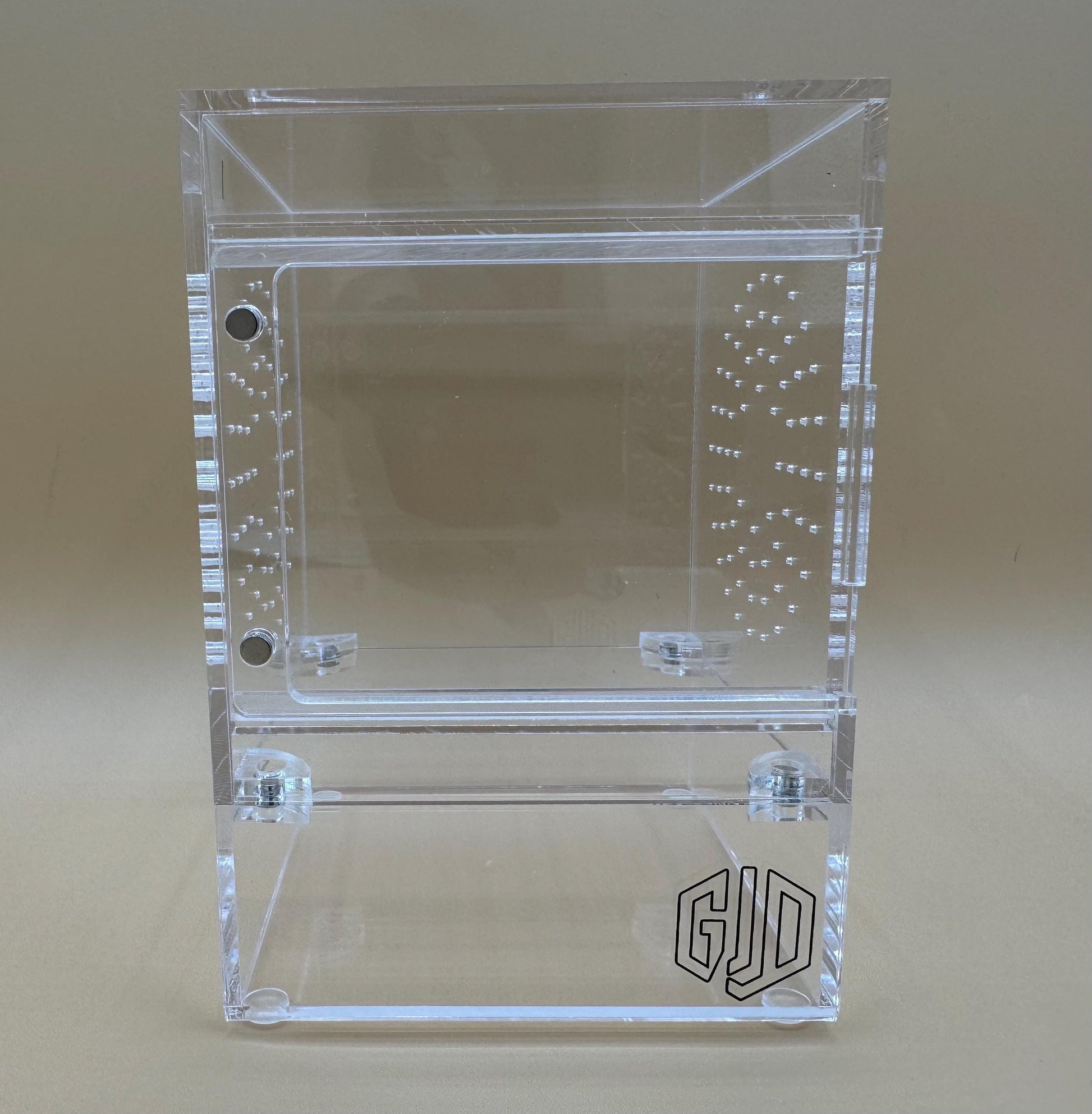 4x4x6” “Brick-Top mini” jumping spider enclosure