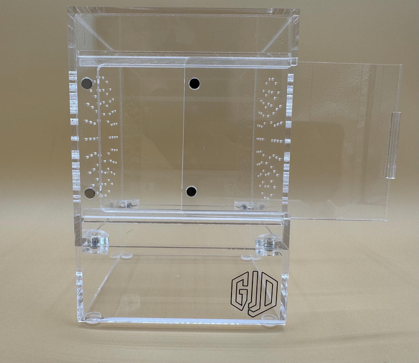 4x4x6” “Brick-Top mini” jumping spider enclosure