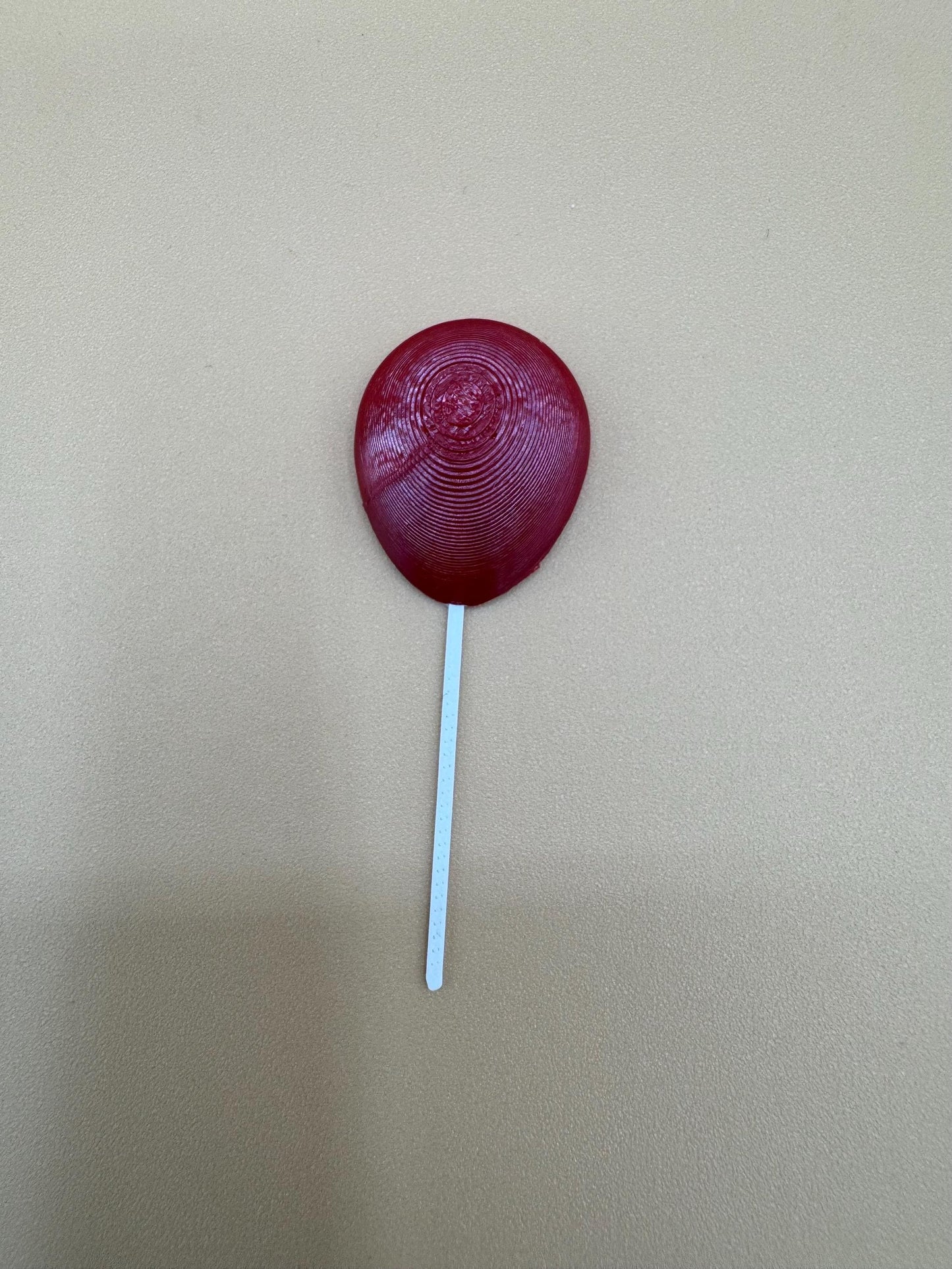 Magnetic red balloon ledge *Built In Magnet*