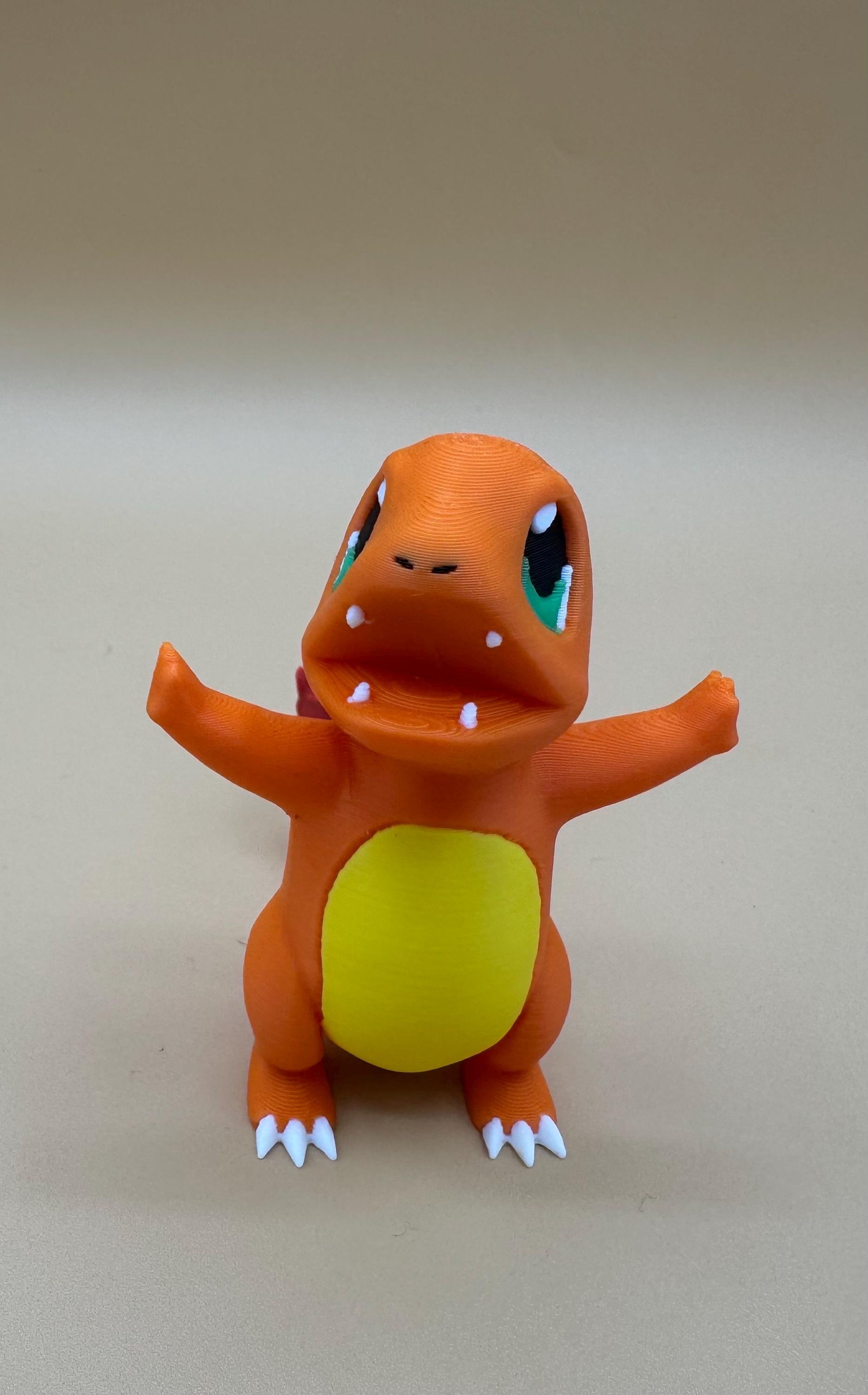 Pokemon color Charmander figurine