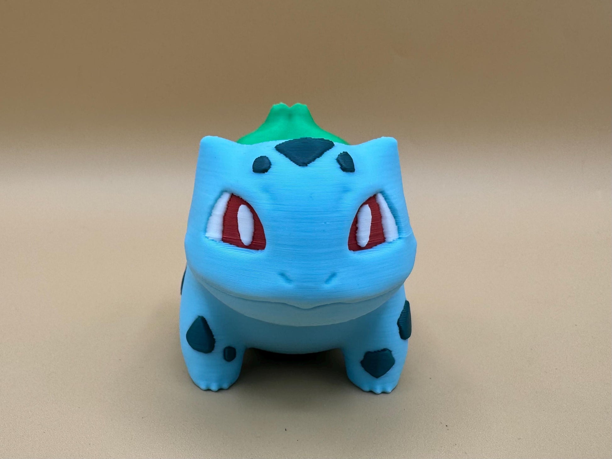 Pokemon color Bulbasaur figurine