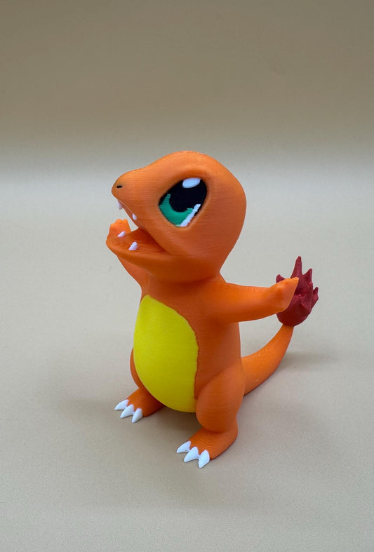 Pokemon color Charmander figurine