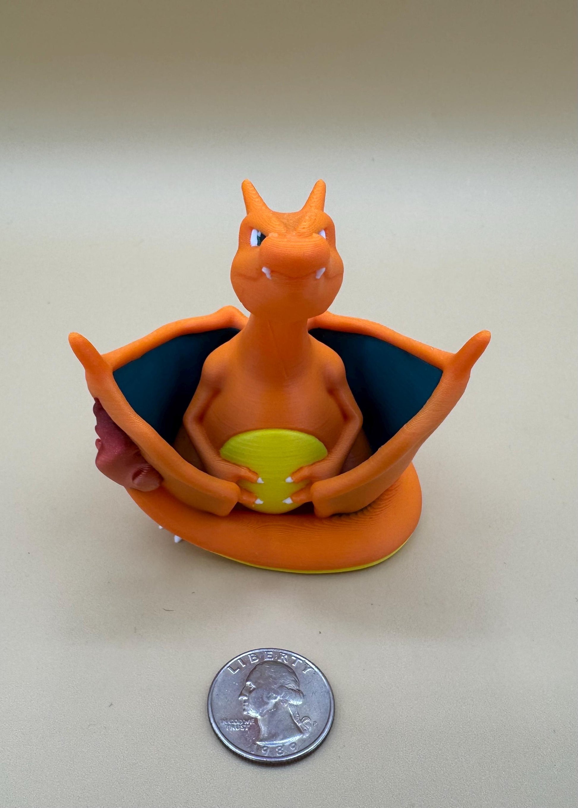 Pokemon color Charizard figurine