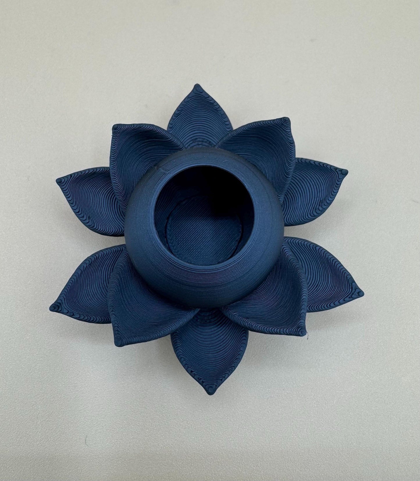 Magnetic lotus hide for jumping spiders