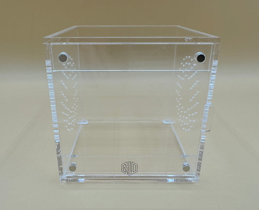 “Spood Cube” 4x4x4” Jumping Spider Enclosure