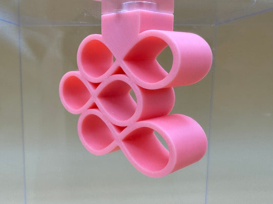 Glow Pink Tri-Finity Magnetic Jumping Spider Hide *Built In Magnet*