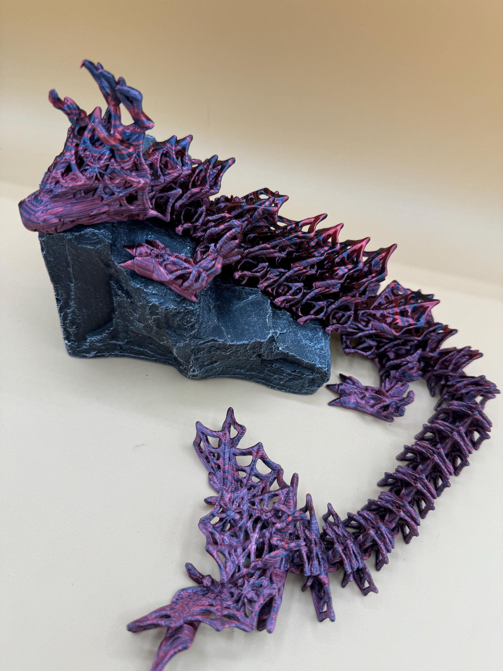 Arachni-Dragon 3-D printed spider dragon 20”