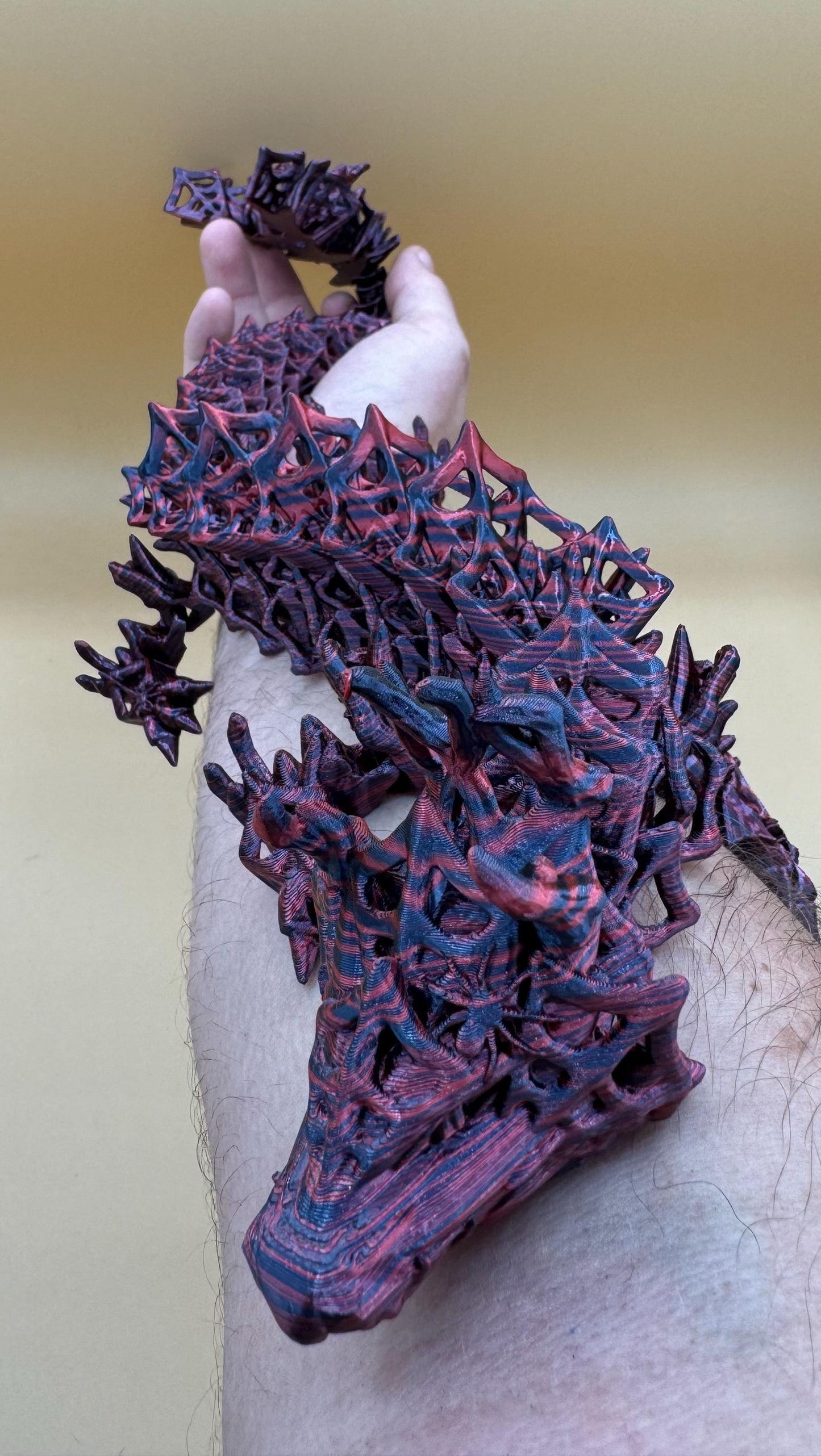 Arachni-Dragon 3-D printed spider dragon 20”