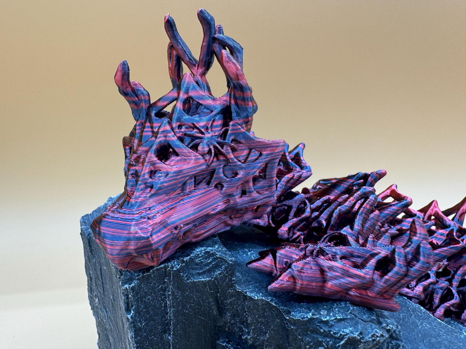 Arachni-Dragon 3-D printed spider dragon 20”
