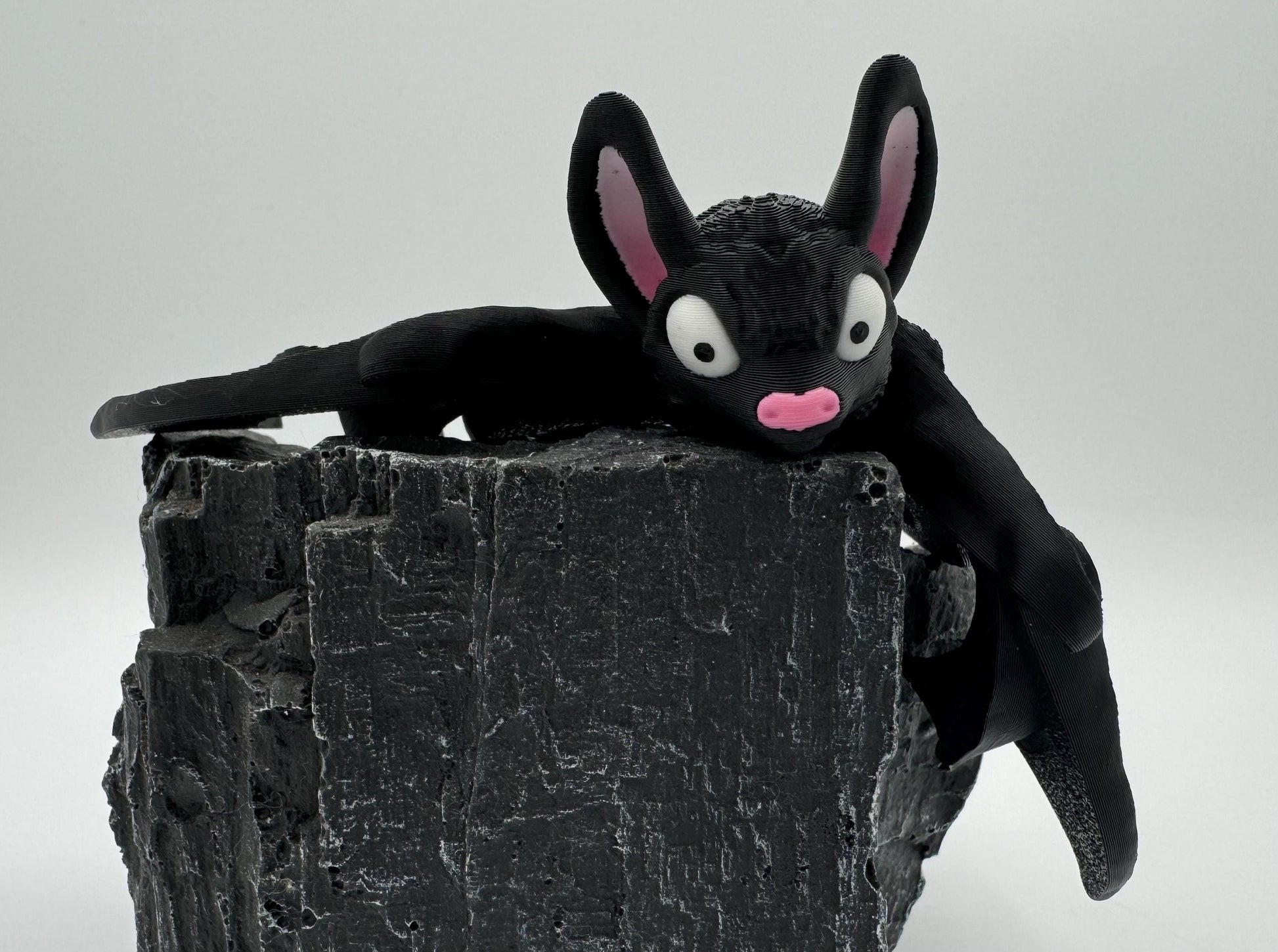 Adorable articulating fidget bat