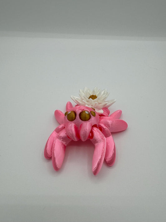 Articulating Water Lily Jumping Spider Toy