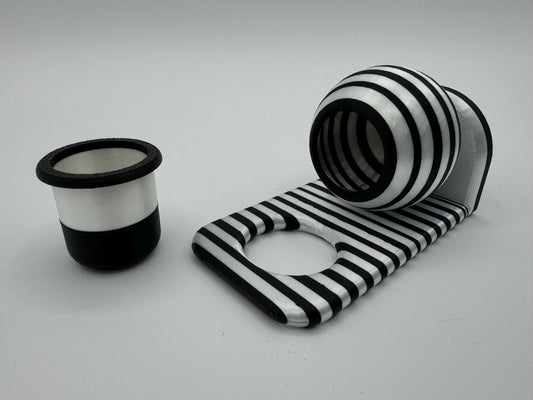Spood Bed-and-Breakfast Combo Hide/ Ledge/ Bowl for jumping spider enclosures
