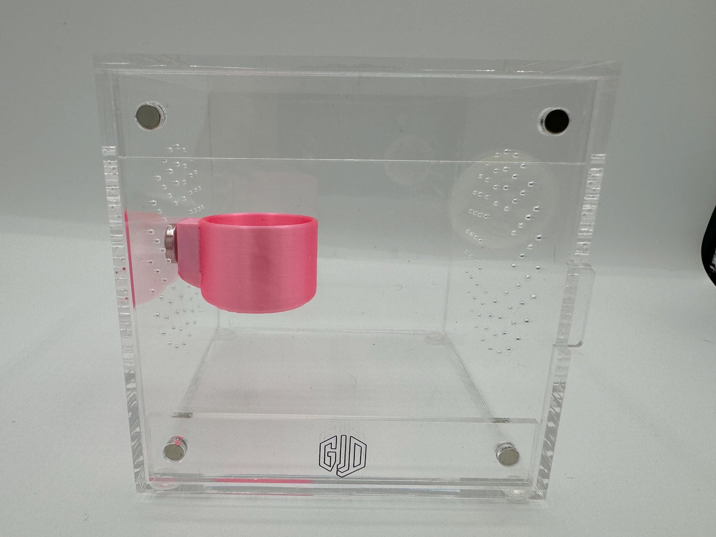 Small 3D Printed feeder bowl for jumping spiders and exotics
