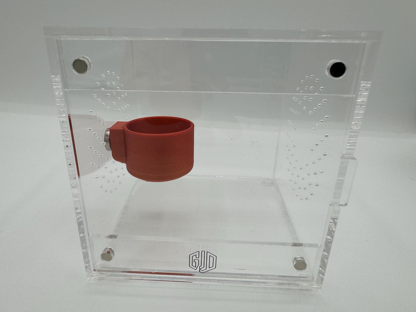 Small 3D Printed feeder bowl for jumping spiders and exotics