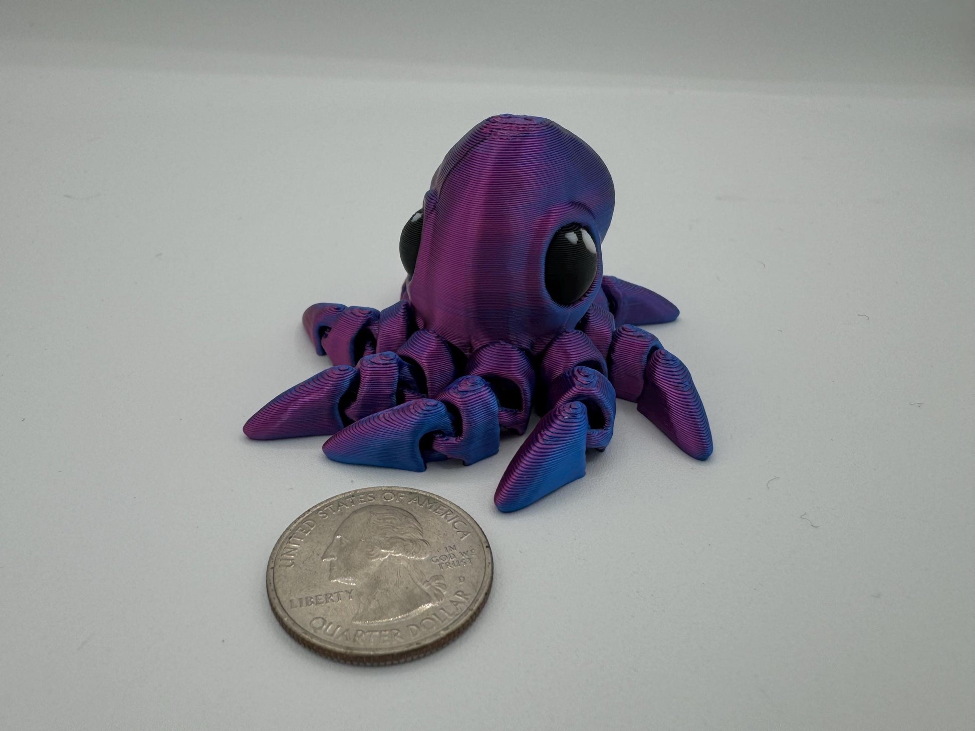 Happy Iridescent Articulating Octopus