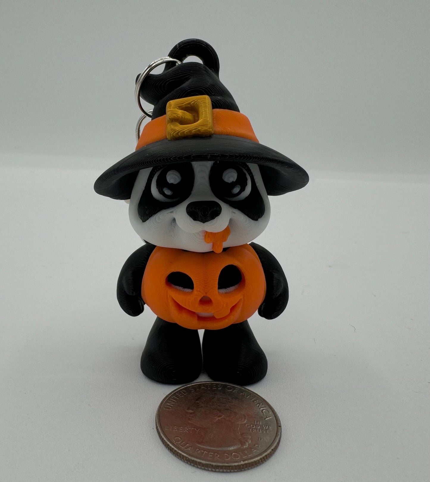 Halloween Panda Articulating Keychain