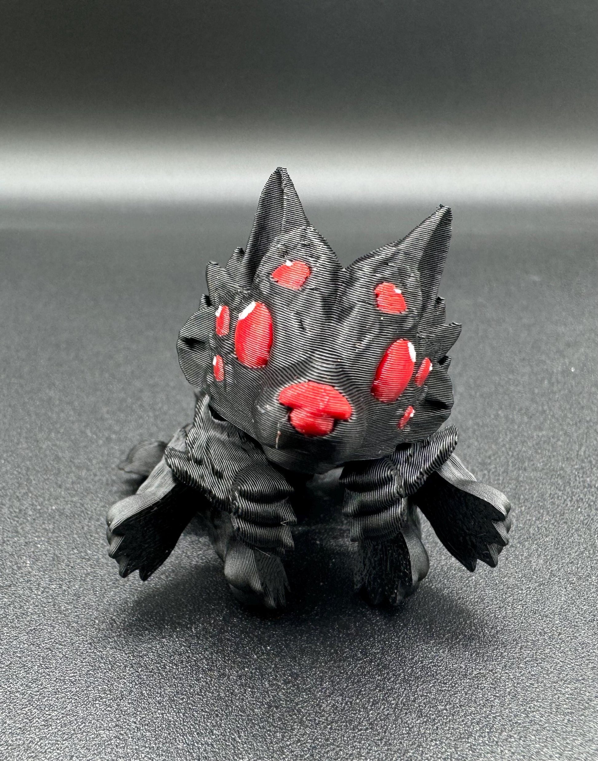 Articulating “wolf-spider” Jumping Spider fidget toy