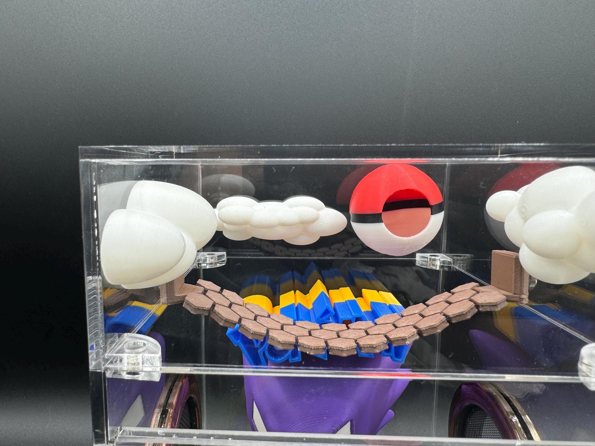 3-D “Pokemon” jumping spider Enclosure 5x5x8”