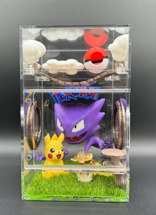 3-D “Pokemon” jumping spider Enclosure 5x5x8”