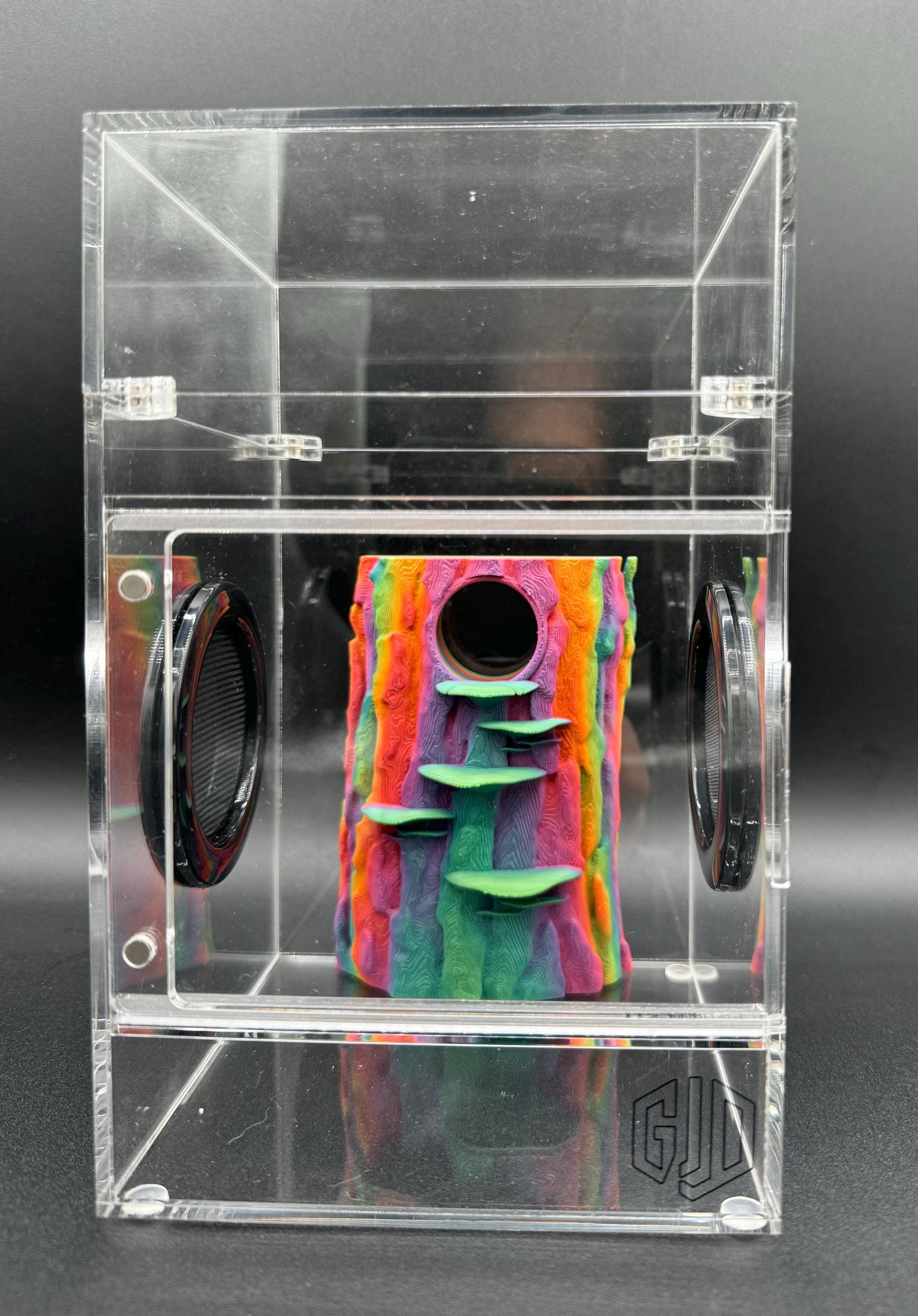3D Universal Treeshouse Insert for jumping spiders and invertebrate enclosures
