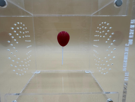 Magnetic red balloon ledge *Built In Magnet*