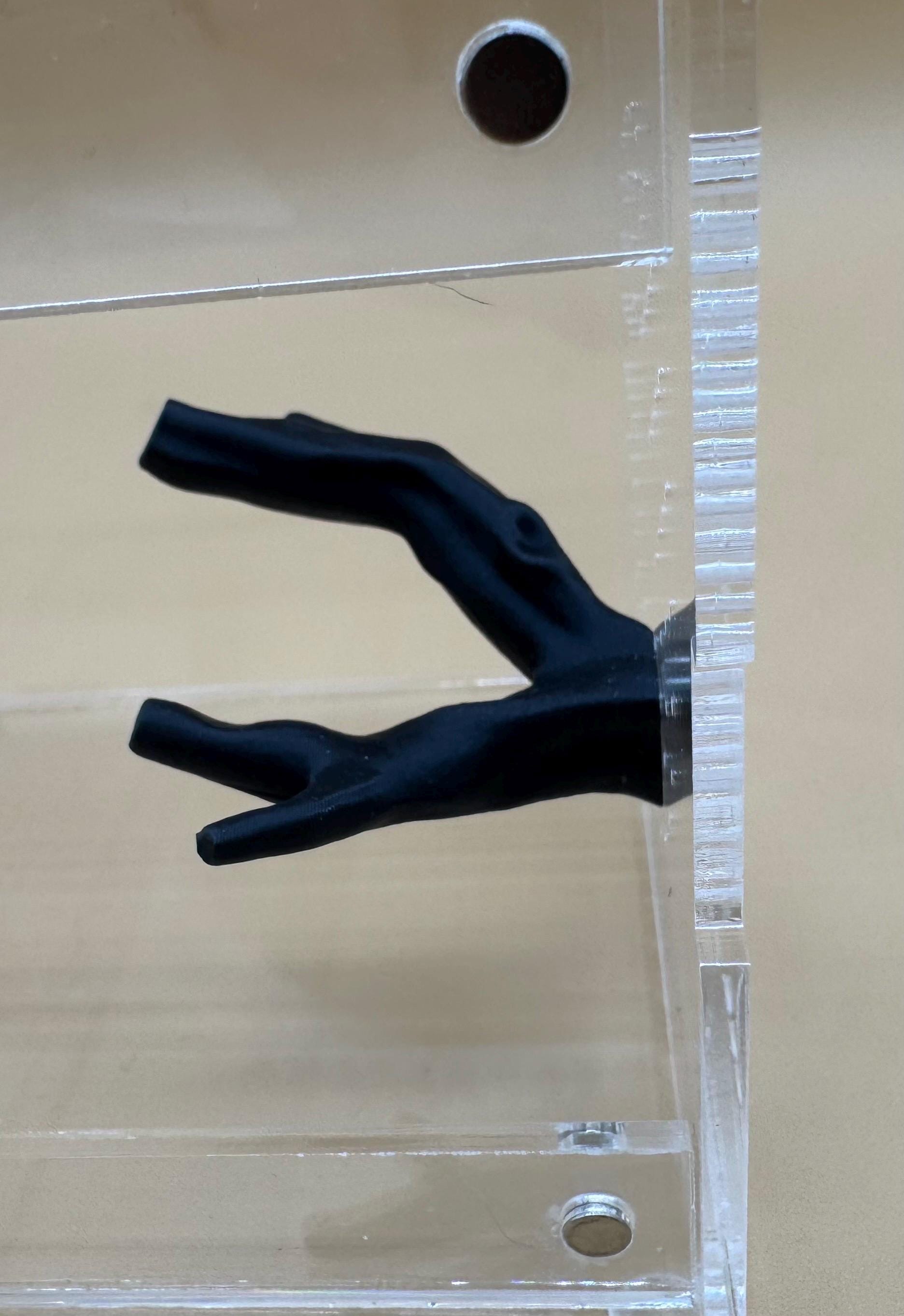 Branch ledge for jumping spiders and invertebrates *Built In Magnet*