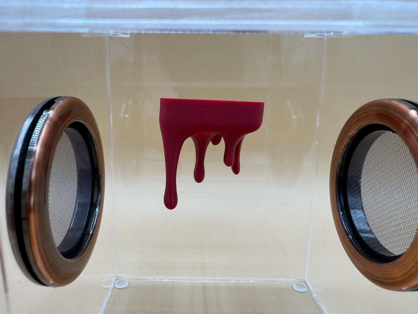 Drippy ledge for jumping spiders and invertebrates *Built In Magnet*