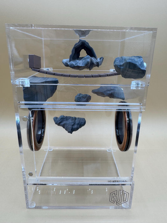 Magnetic rock ledge/hide/bridge bundle *built in magnet*