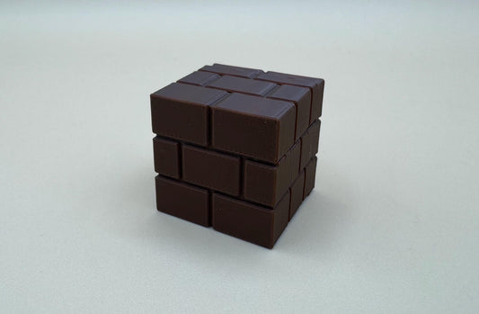 Brick block ledge for jumping spiders and invertebrates *Built In Magnet*