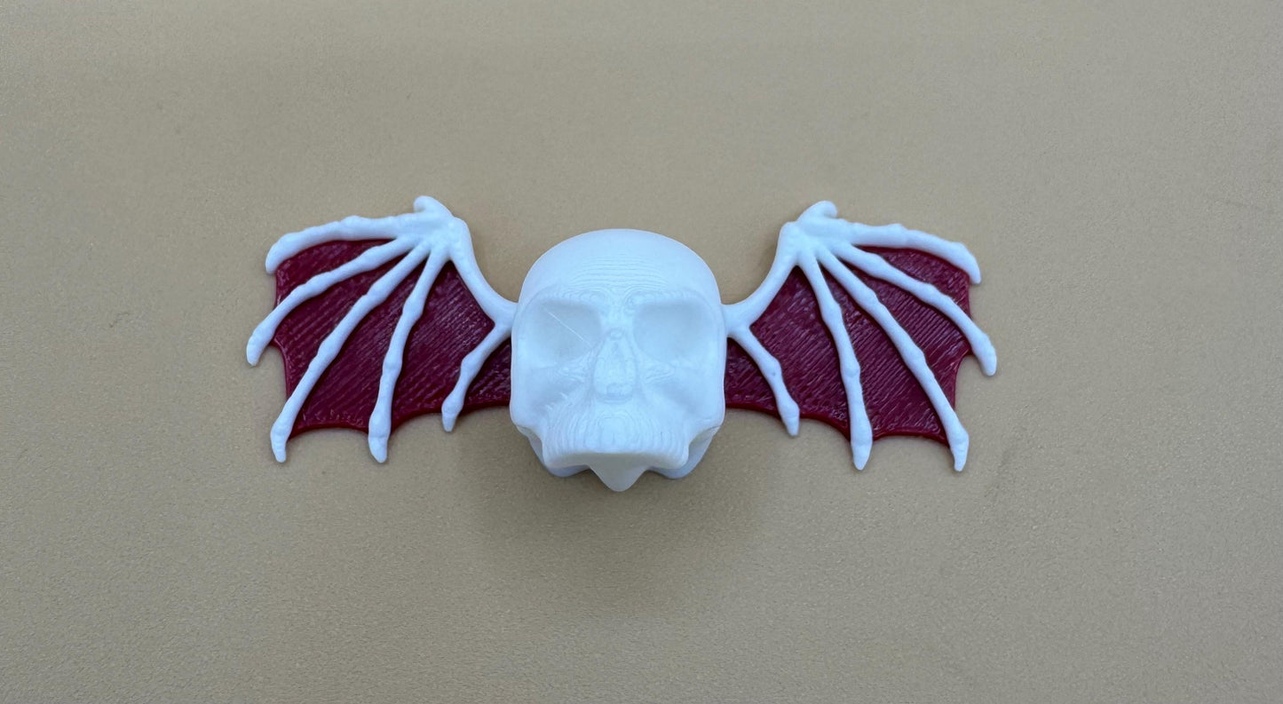 Flying skull ledge for jumping spiders and invertebrates *Built In Magnet*