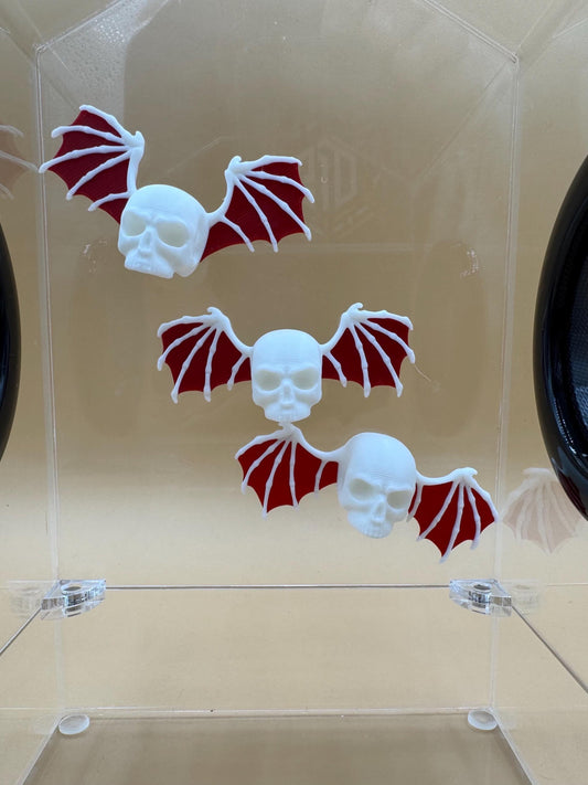 Flying skull ledge for jumping spiders and invertebrates *Built In Magnet*