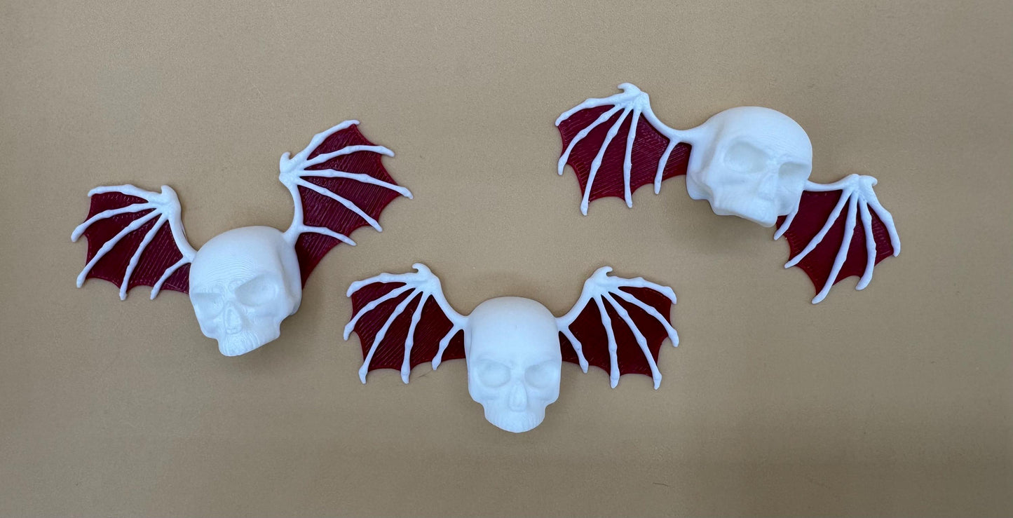 Flying skull ledge for jumping spiders and invertebrates *Built In Magnet*