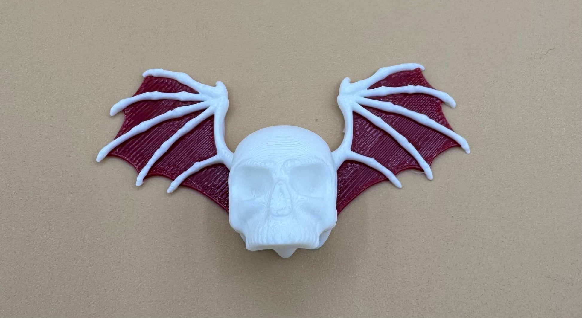 Flying skull ledge for jumping spiders and invertebrates *Built In Magnet*
