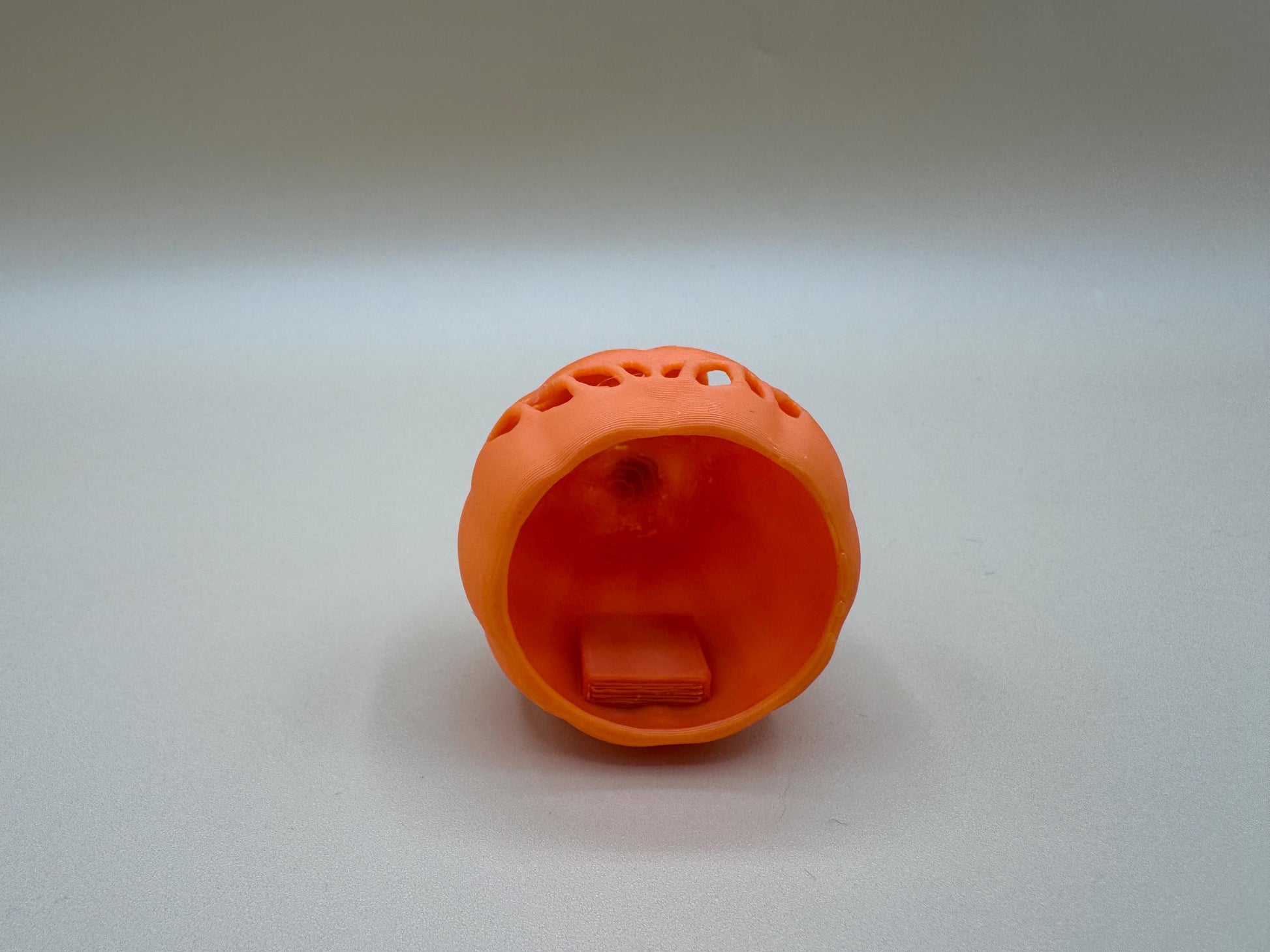 Jack-O-Lantern Jumping Spider Hide *Built In Magnet*