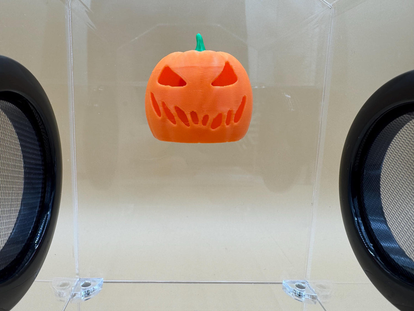 Jack-O-Lantern Jumping Spider Hide *Built In Magnet*