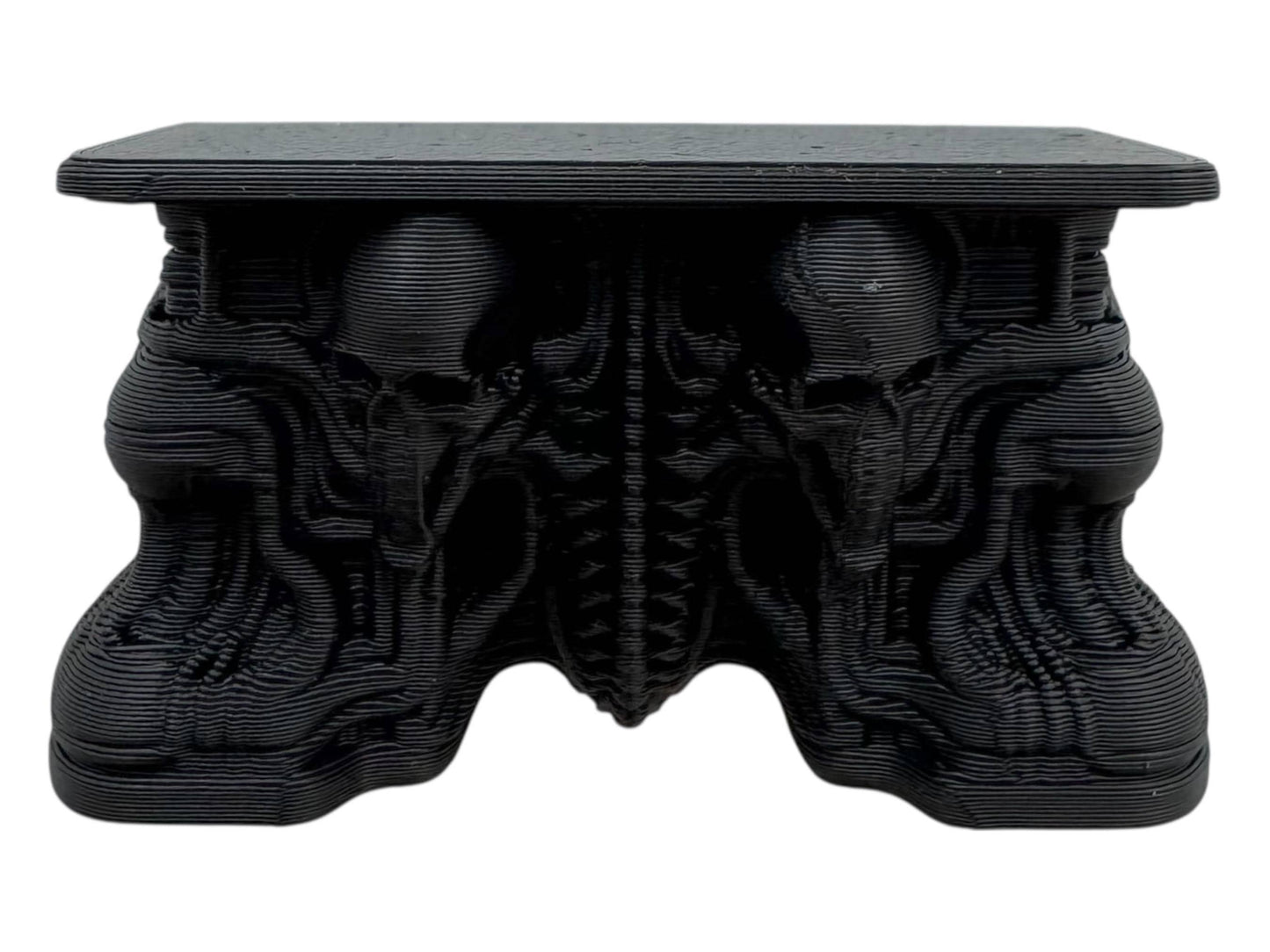 Gothic Giger Table shelf for jumping spiders