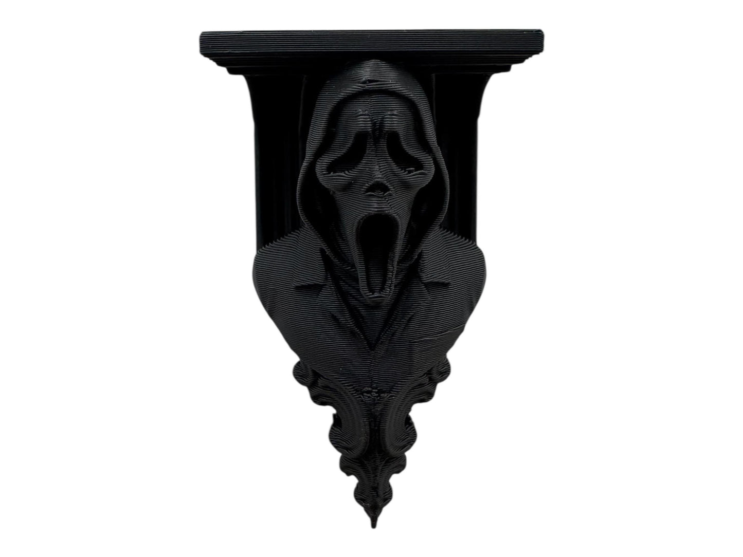 Gothic Ghost Face shelf for jumping spiders