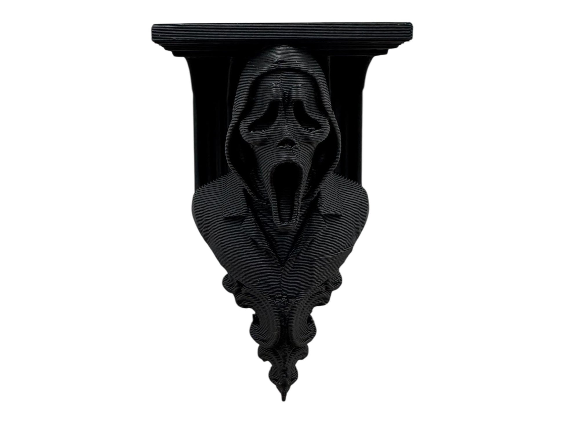 Gothic Ghost Face shelf for jumping spiders
