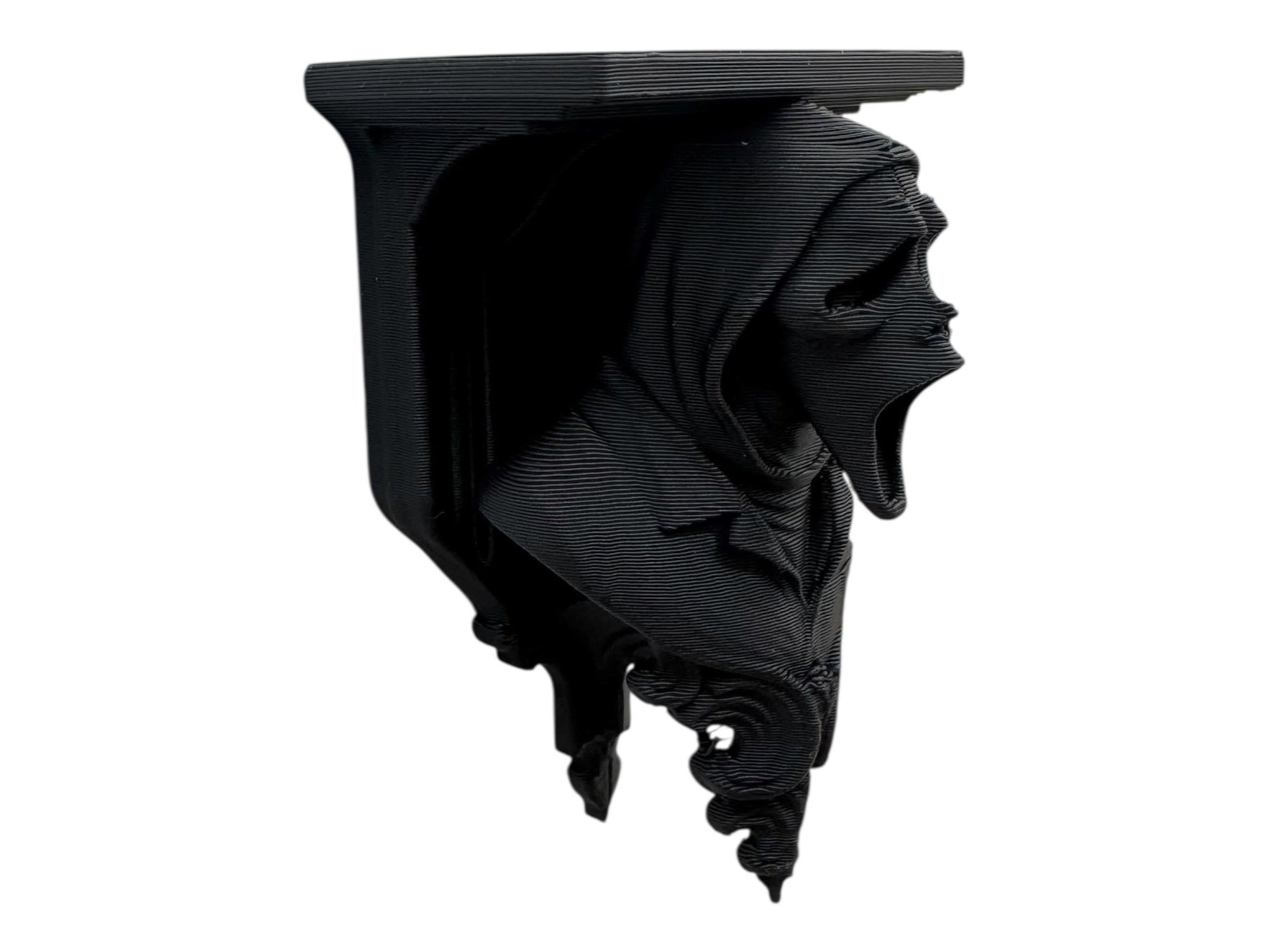 Gothic Ghost Face shelf for jumping spiders