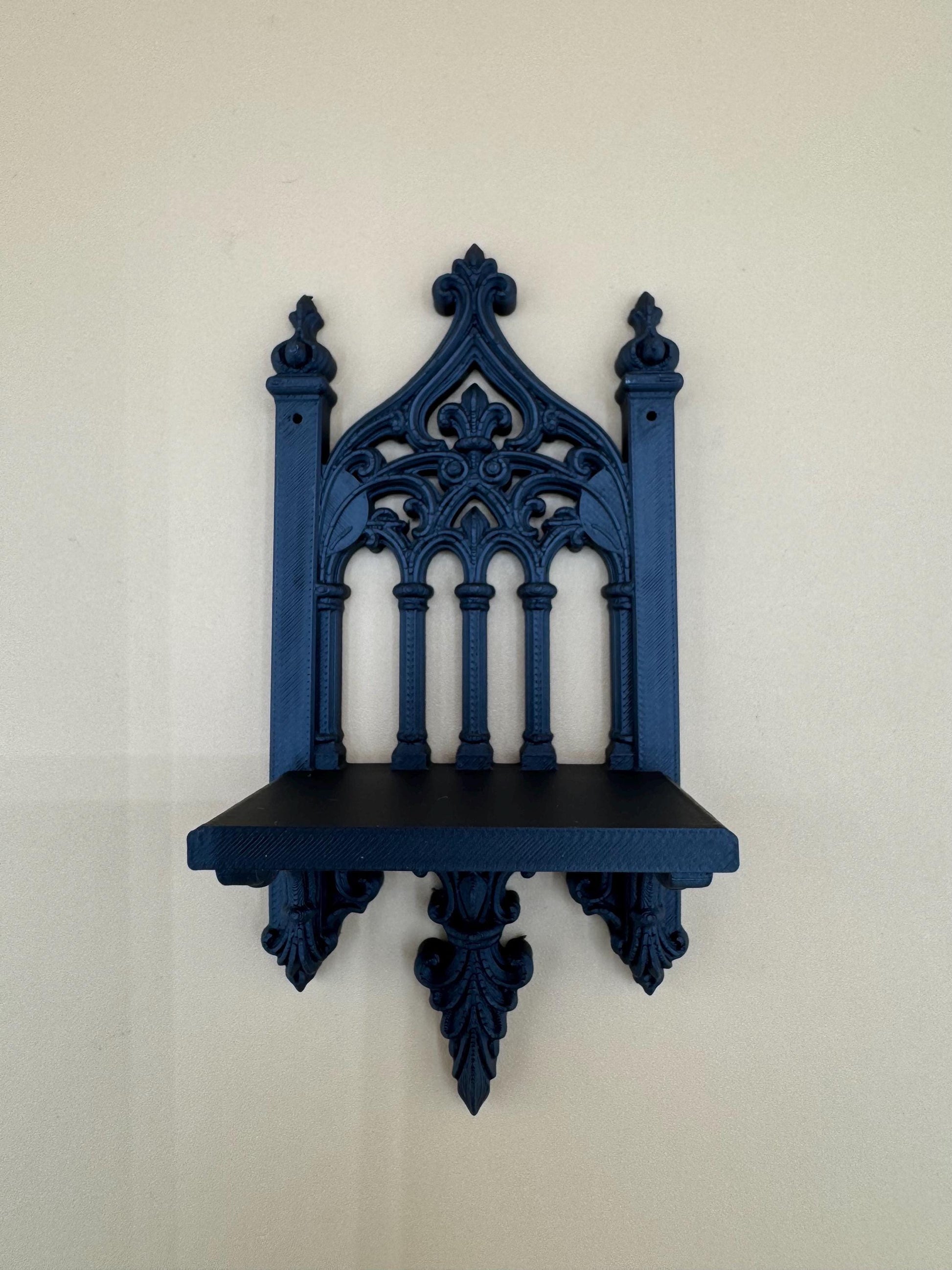 Cathedral shelf ledge for jumping spiders