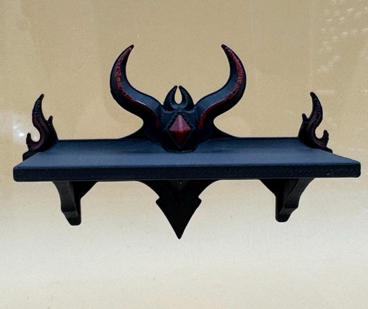 Gothic demon hunter shelf for jumping spiders