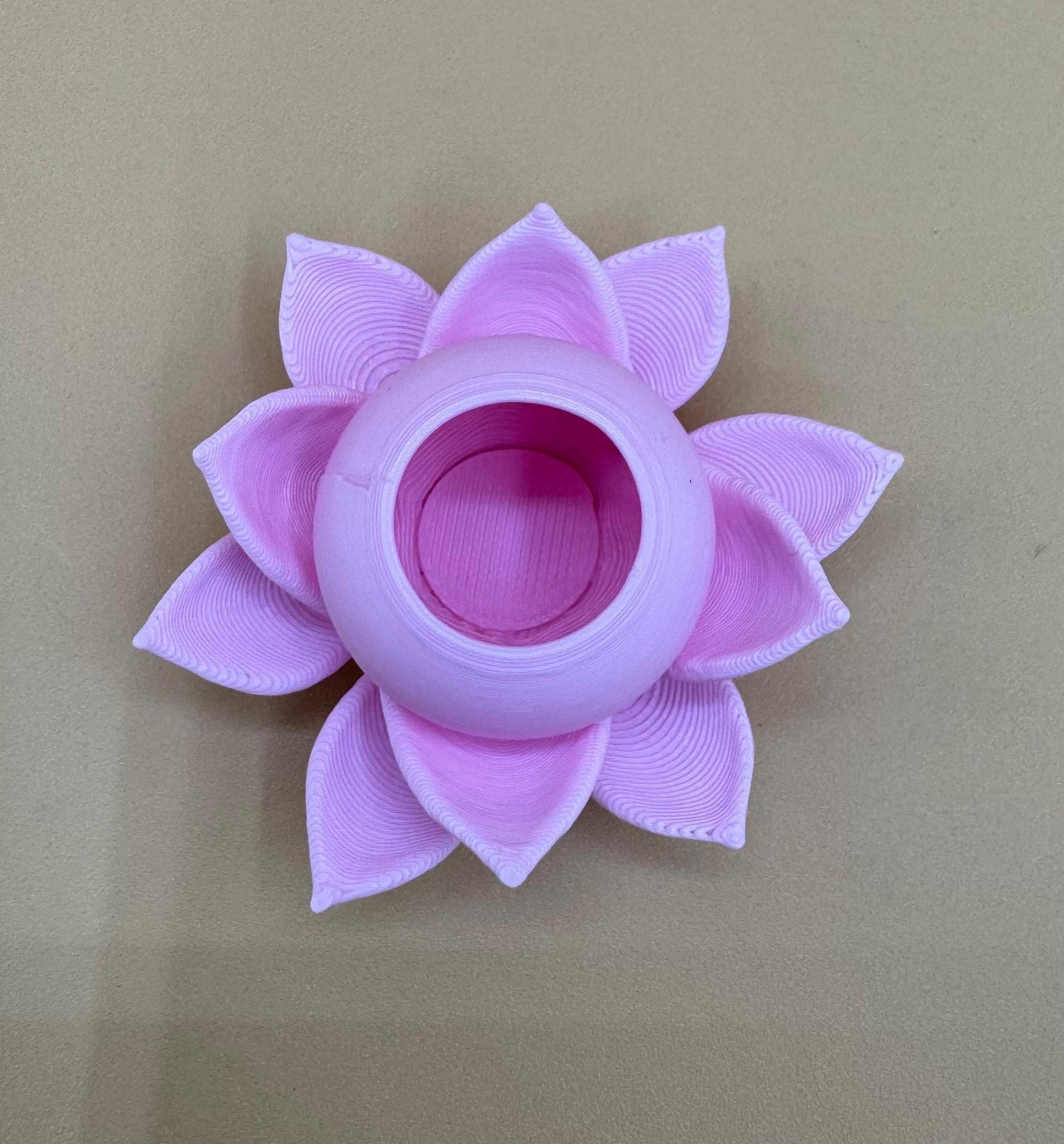 Magnetic lotus hide for jumping spiders