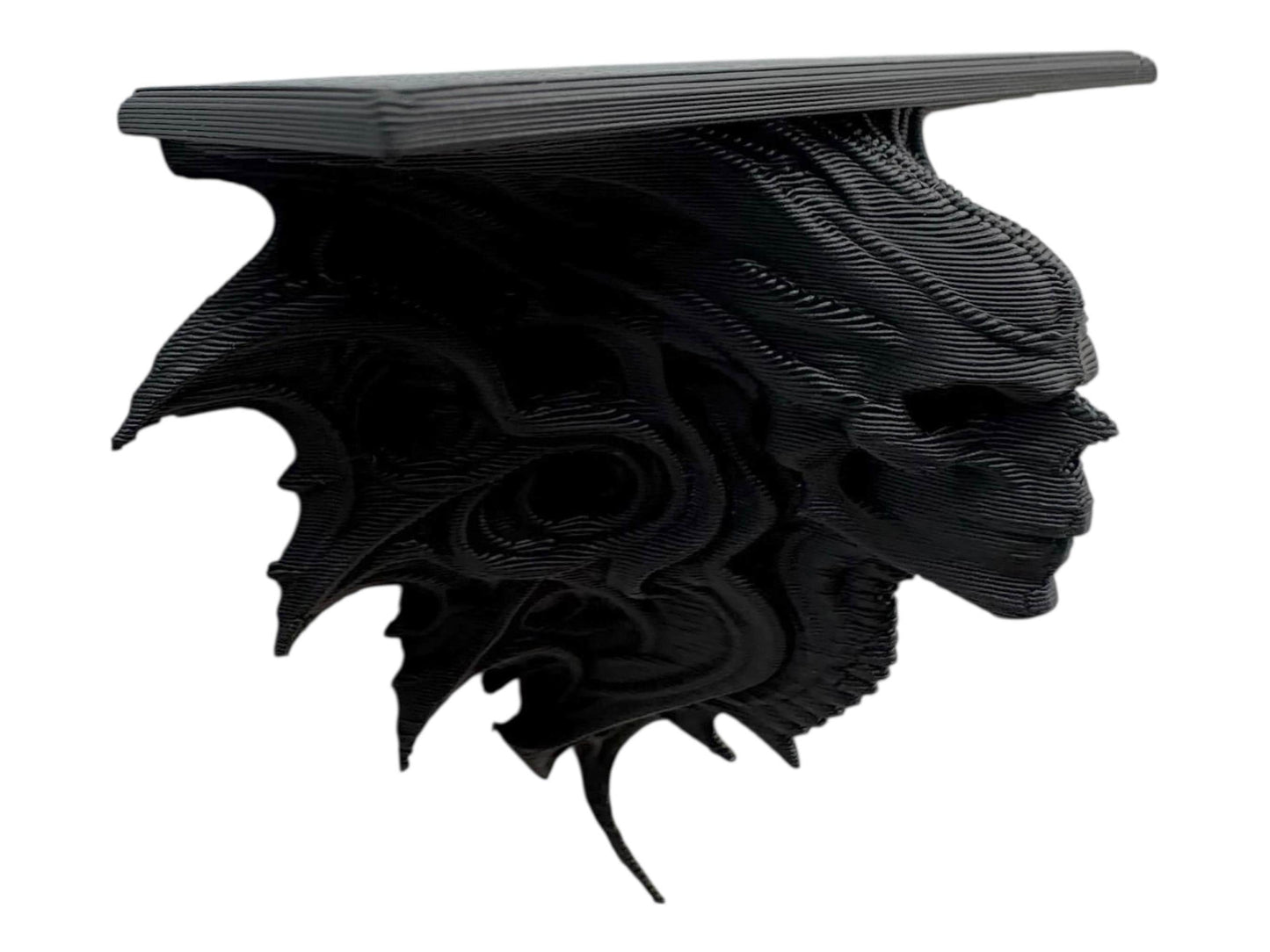 Gothic Bat Skull shelf for jumping spiders