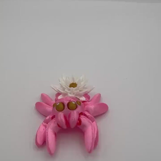 Articulating Water Lily Jumping Spider Toy
