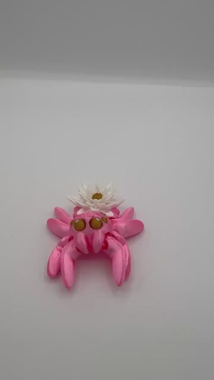 Articulating Water Lily Jumping Spider Toy