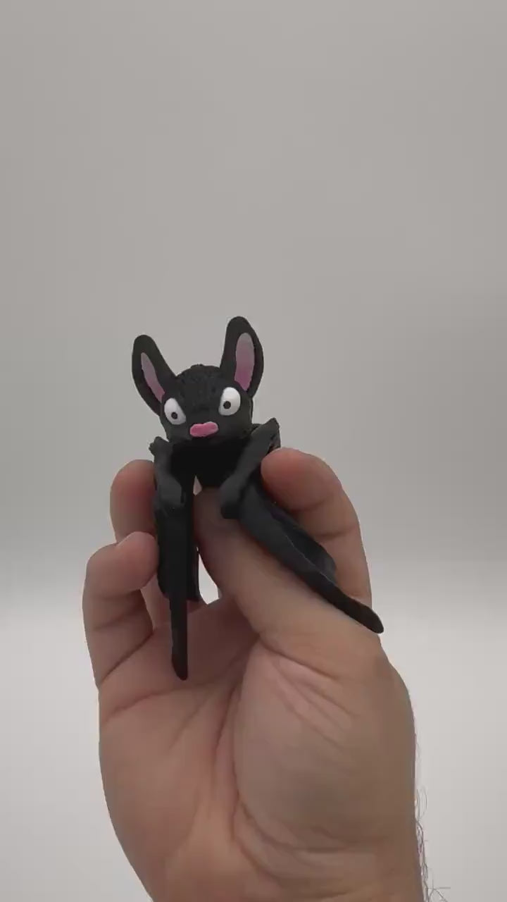 Adorable articulating fidget bat